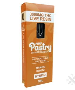 THC Vape Australia – Puff Pastry 3000mg Live Resin THC Vape