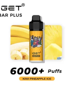 Kiwi Pineapple Ice – IGET Bar Plus 6000 Puffs