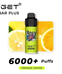 Orange Lemon – IGET Bar Plus 6000 Puffs